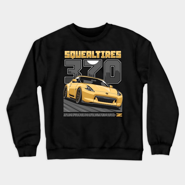 Nissan 370z Crewneck Sweatshirt by squealtires